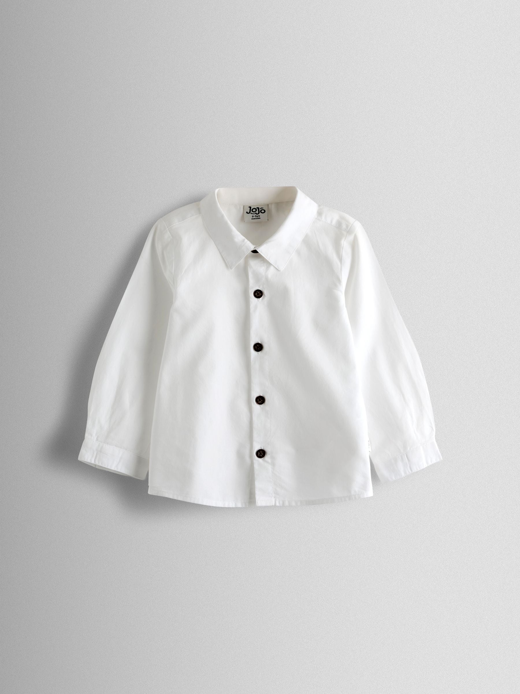 JoJo Maman Bébé Natural 4-Piece Shirt & Trouser Set With Bow Tie & Braces image 4