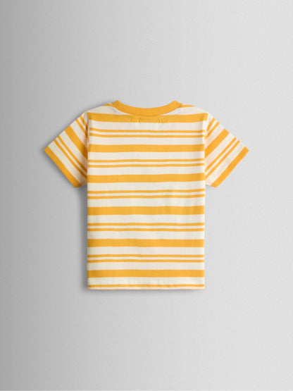 JoJo Maman Bébé Yellow Safari Appliqué T-Shirt image 2