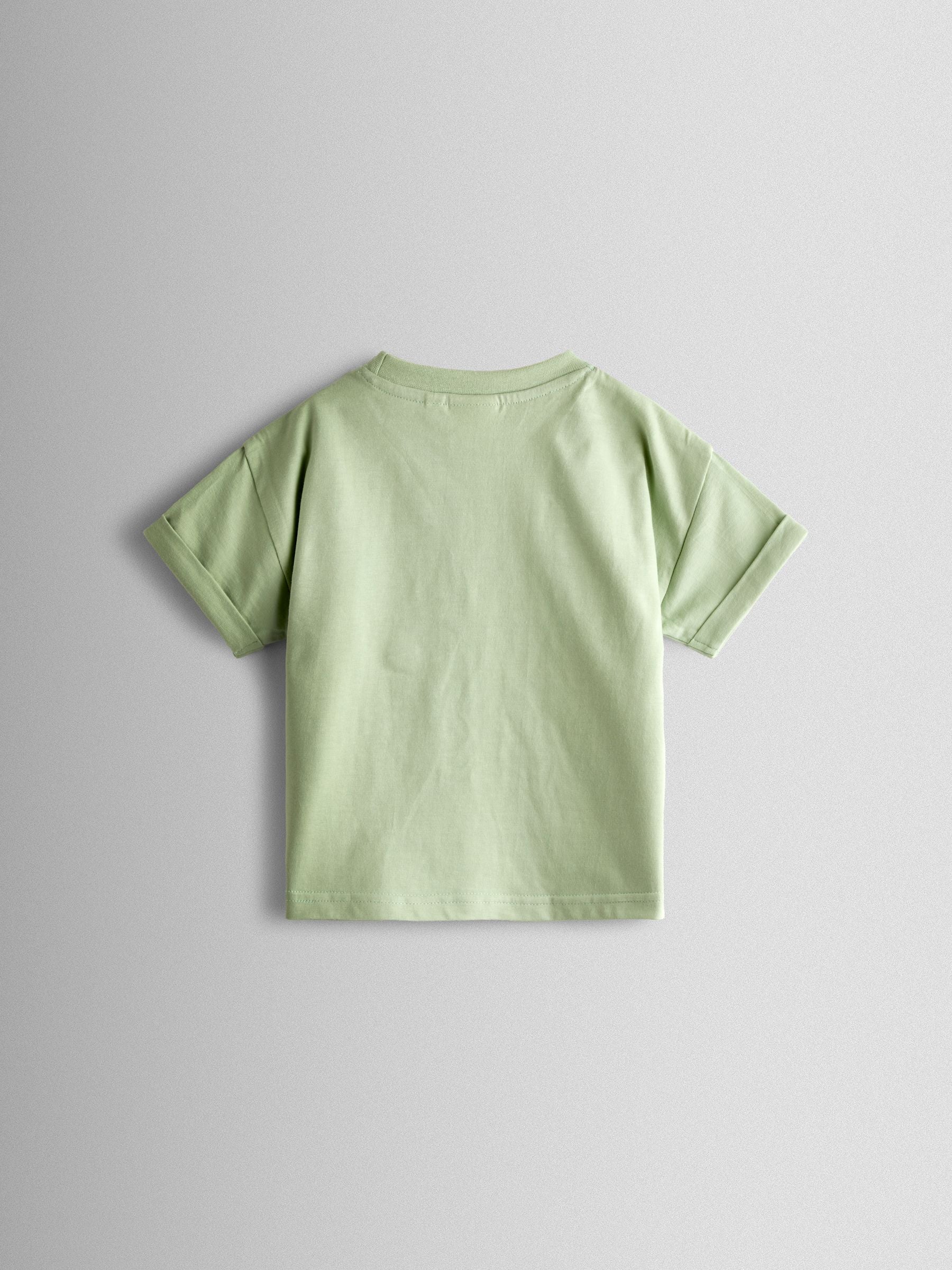 JoJo Maman Bébé Green Digger Graphic T-Shirt image 2