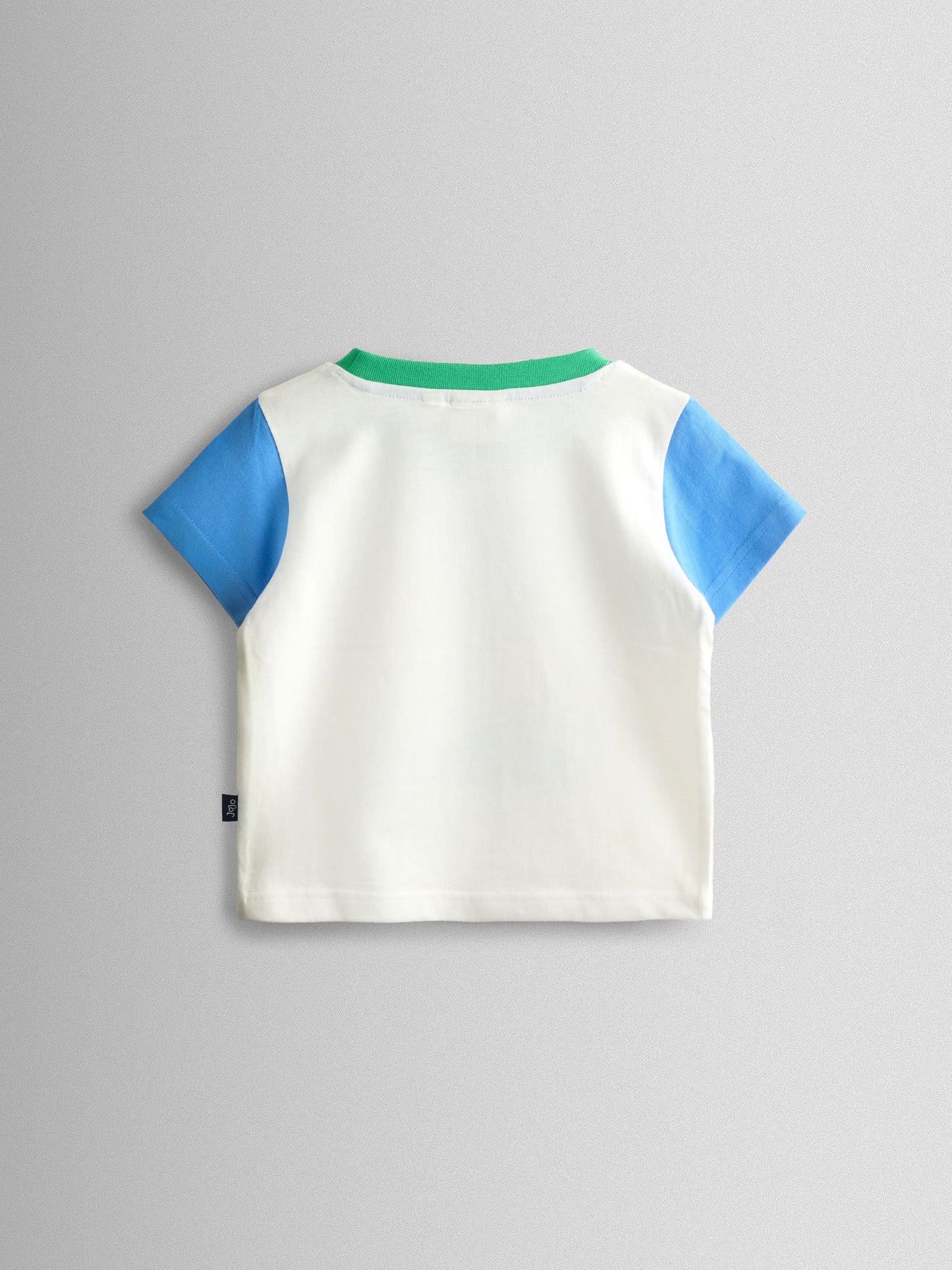 JoJo Maman Bébé Natural Boat Stripe Appliqué T-Shirt image 3