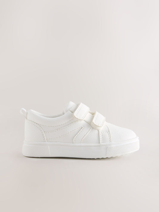 White First Walker Touch Fastening Trainers image 2