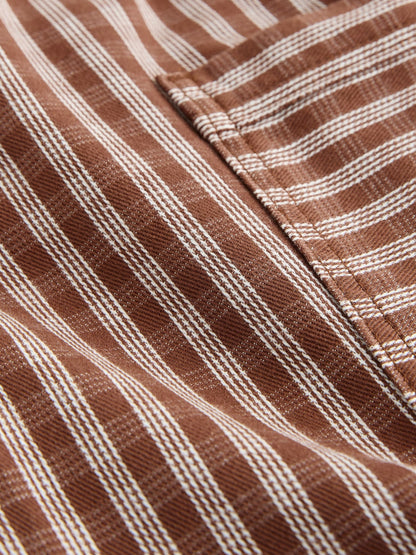 Rust Brown Print Side Pocket Wide Trousers (3mths-7yrs) image 4