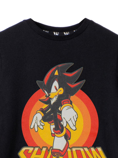 Dsiney Kidz - Vanilla Underground Black Sonic the Hedgehog Shawdow Rings Short Sleeved T-Shirt image 3