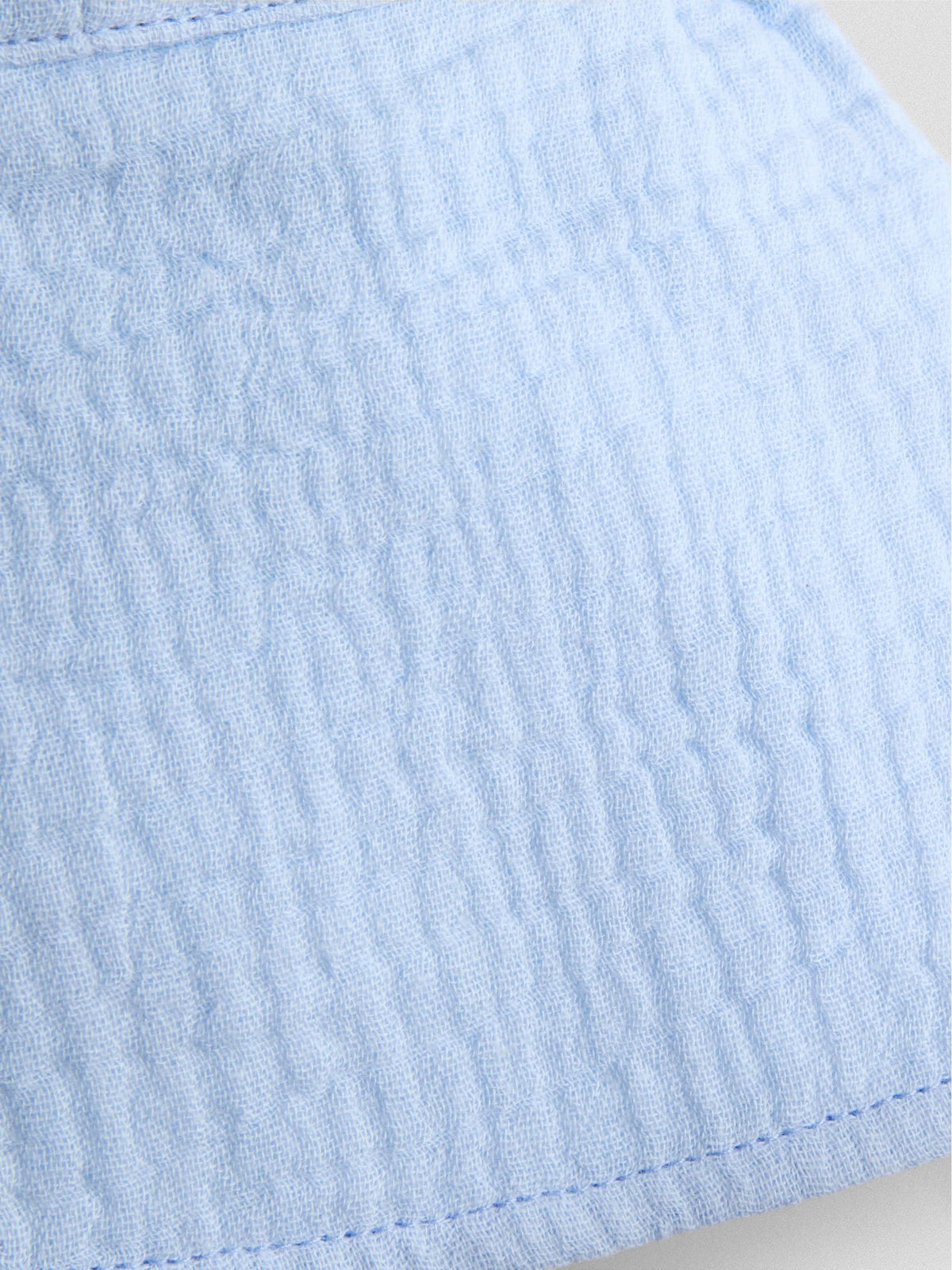 JoJo Maman Bébé Blue Cheesecloth Legionnaire Cap image 4
