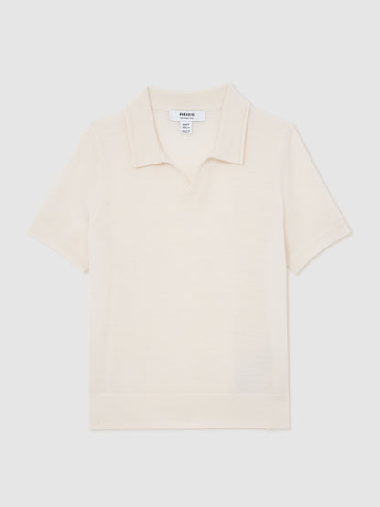 Dsiney Kidz - Reiss Snow White Duchie 9-13 yrs Wool Open-Collar Polo Shirt image 2