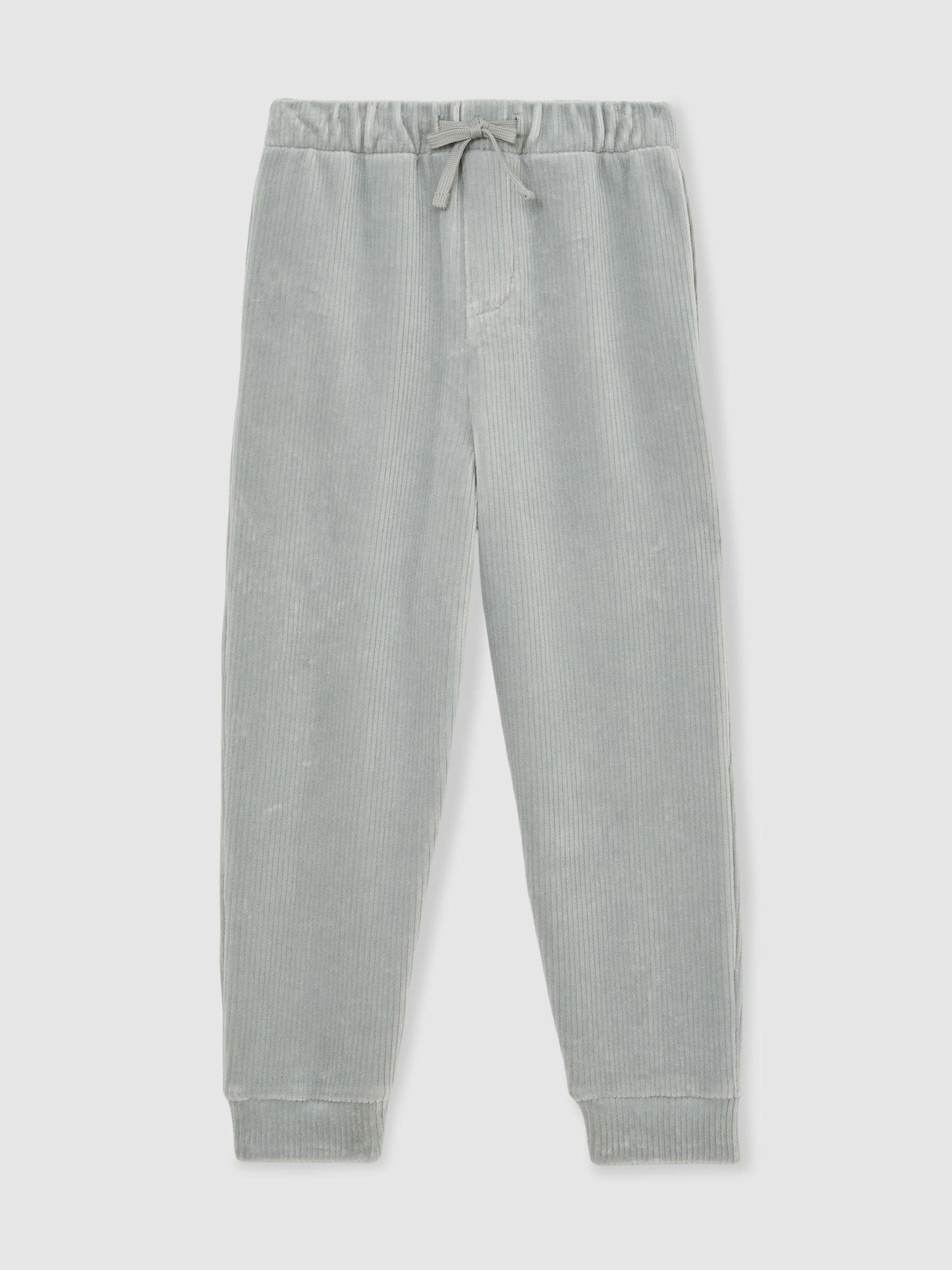 Reiss Soft Grey Caldera 13-14 yrs Corduroy Drawstring Joggers image 1