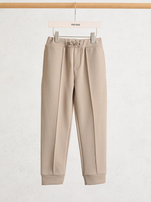 Reiss Stone Premier 3-9 yrs Premium Interlock Drawstring Joggers image 1