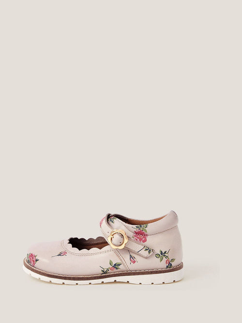 Monsoon Cream Toddler Leather Mary Jane Shoes image 1