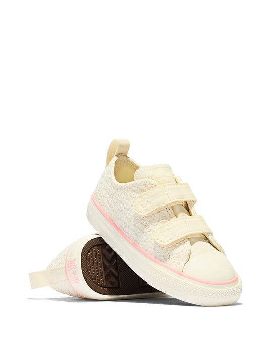 Converse Cream Chuck Taylor Easy On Crochet Low Trainers image 2