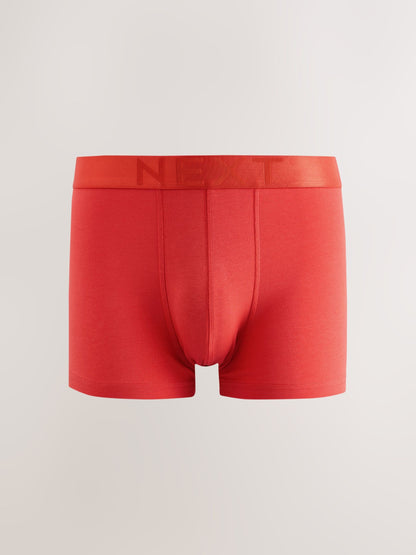 Dsiney Kidz - Red/ Yellow Bright Hipster Cotton Rich Trunks 5 Pack image 2