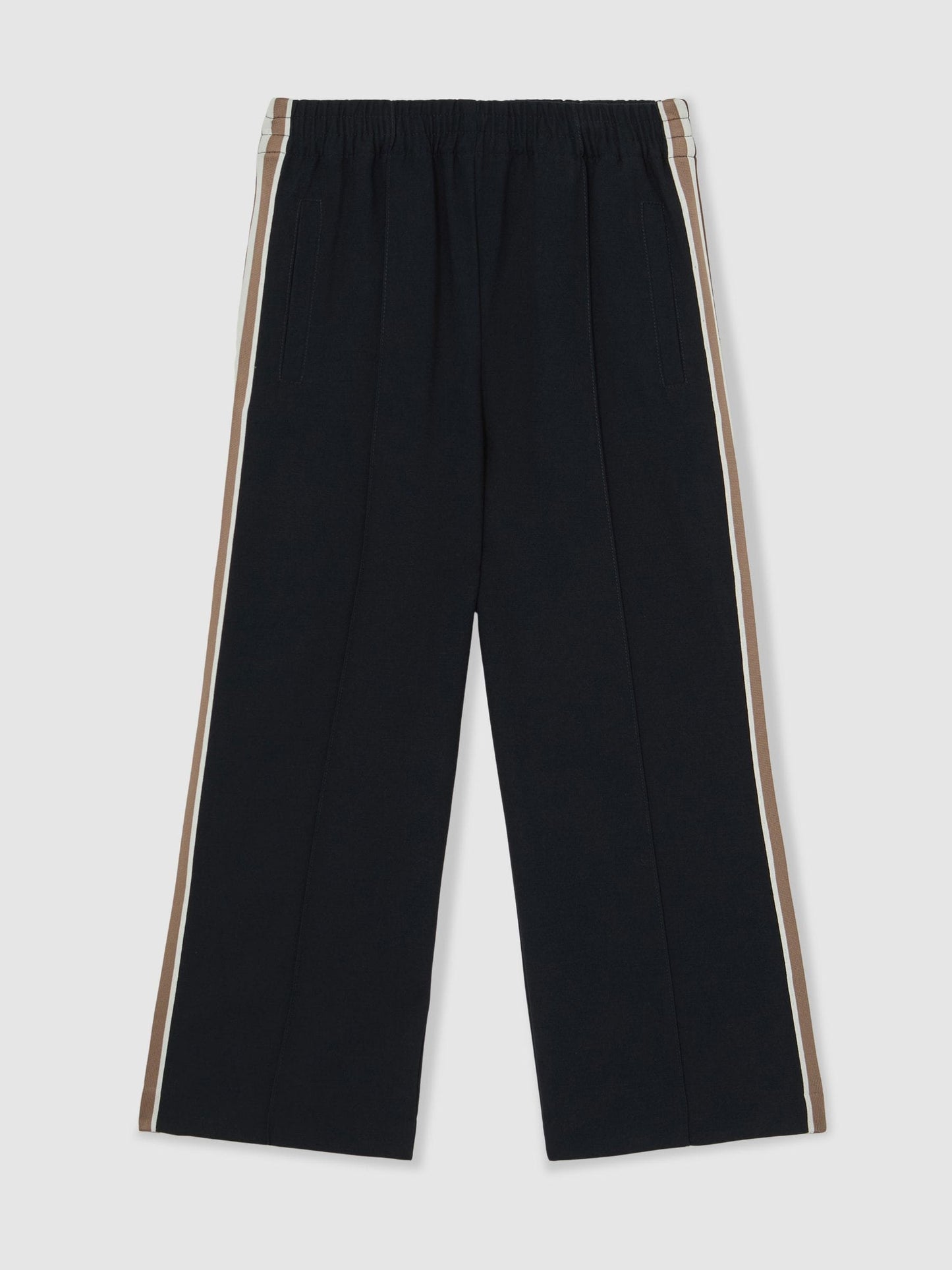 Reiss Navy Robyn 3-9 yrs Cotton Blend Side Stripe Trousers image 2