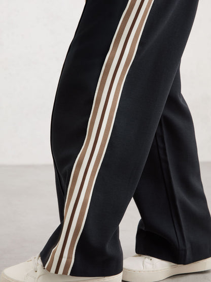 Reiss Navy Robyn 3-9 yrs Cotton Blend Side Stripe Trousers image 4