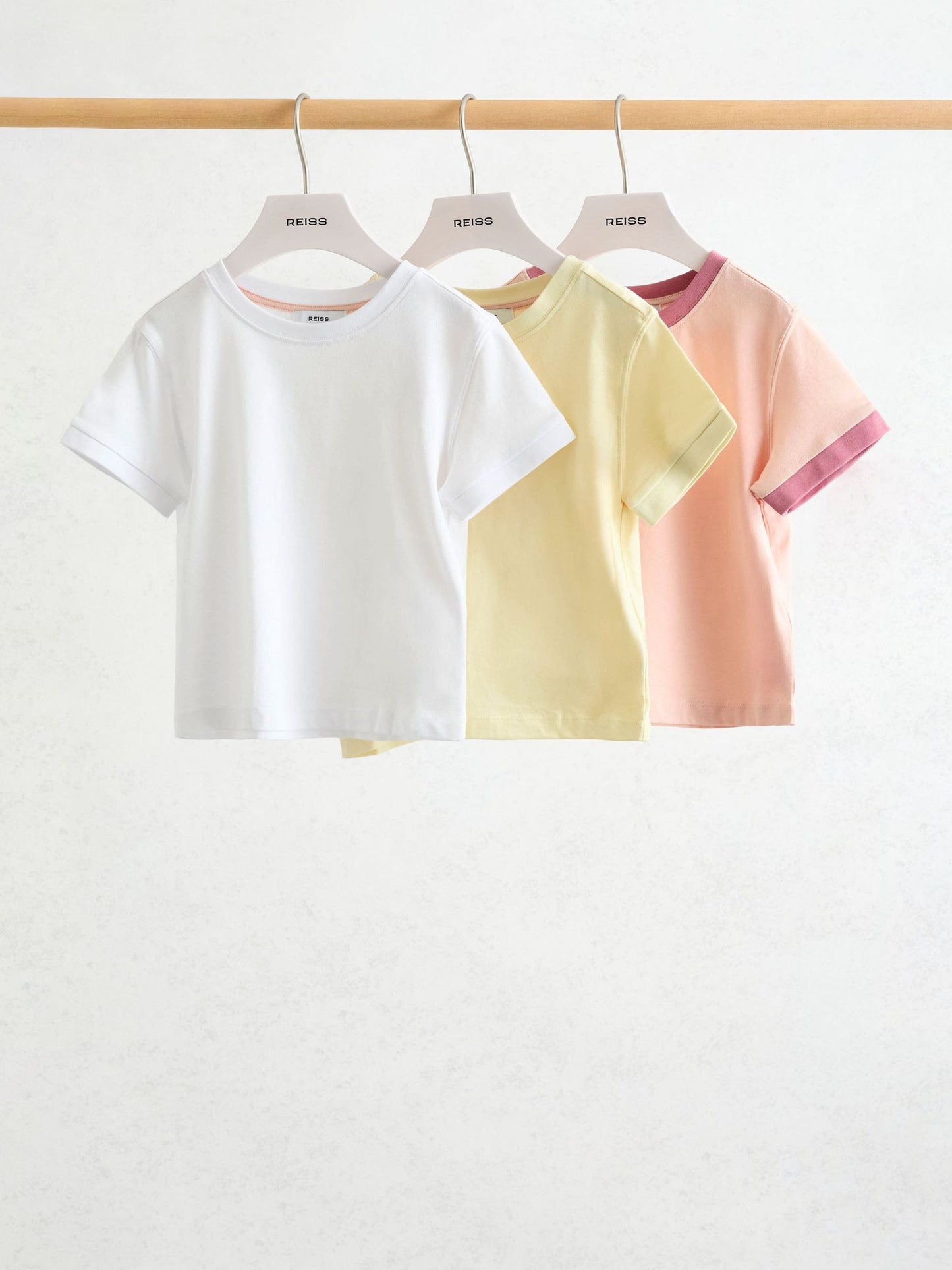 Reiss Multi Belle 3 Pack 9-13 yrs 3 Pack Cotton Crew-Neck T-Shirts image 1