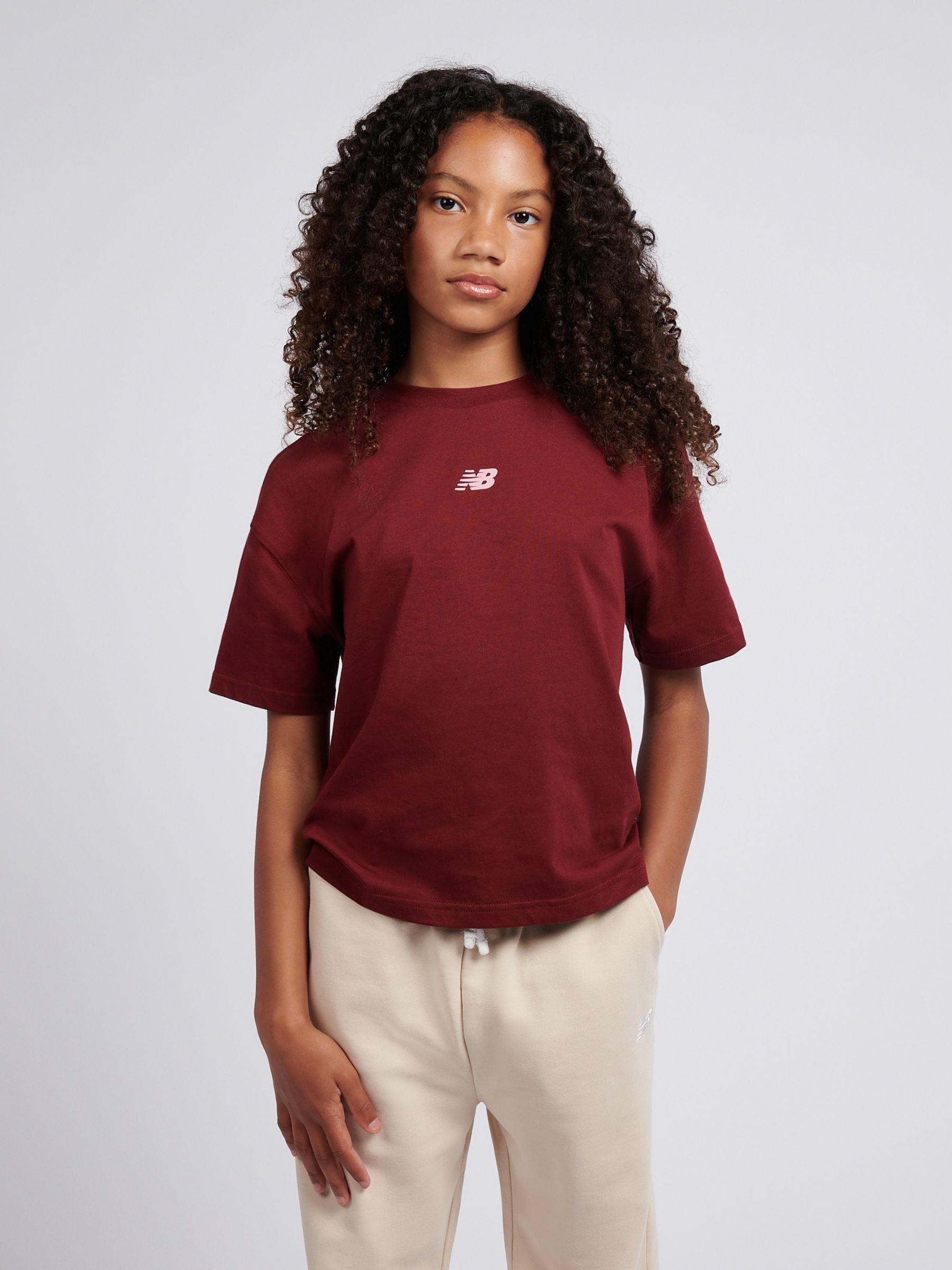 Dsiney Kidz - New Balance Red 327 Circle Graphic Print T-Shirt image 2