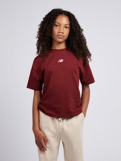 Dsiney Kidz - New Balance Red 327 Circle Graphic Print T-Shirt image 2