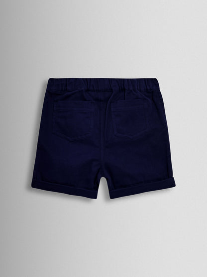 JoJo Maman Bébé Blue Boat 2-Piece Shirt & Twill Shorts Set image 5
