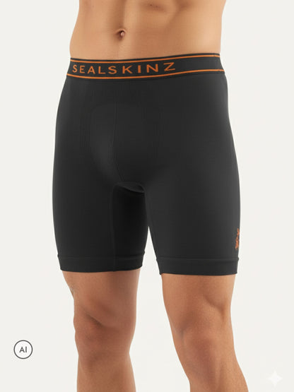 Dsiney Kidz - Sealskinz Black Newton Seamless Running Boxer Shorts image 1