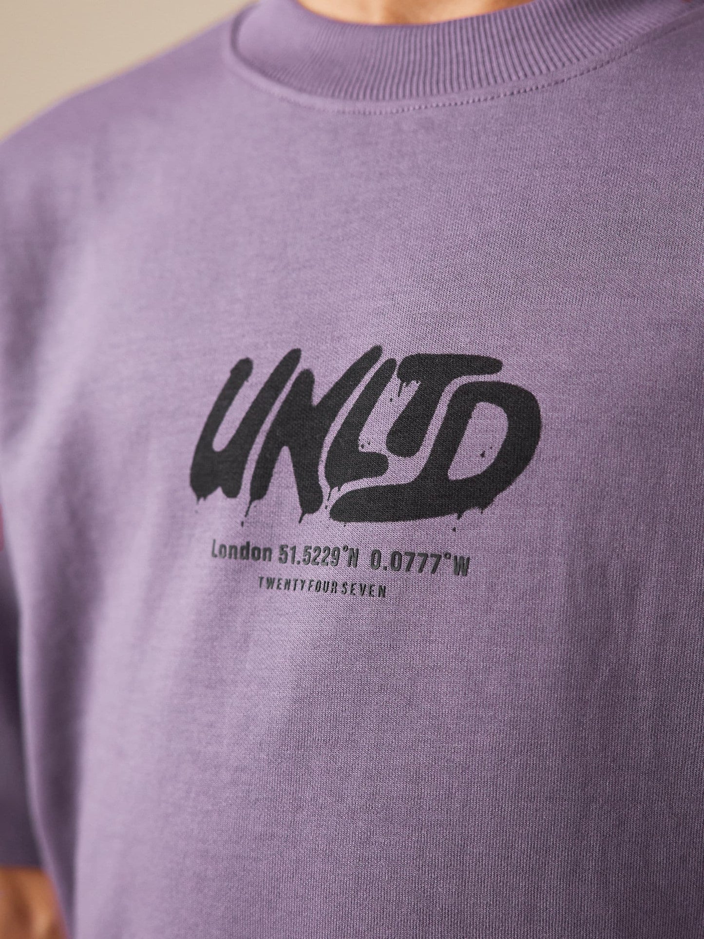 Dsiney Kidz - Purple Heavyweight Short Sleeve T-Shirt and Shorts Set (3-16yrs) image 4