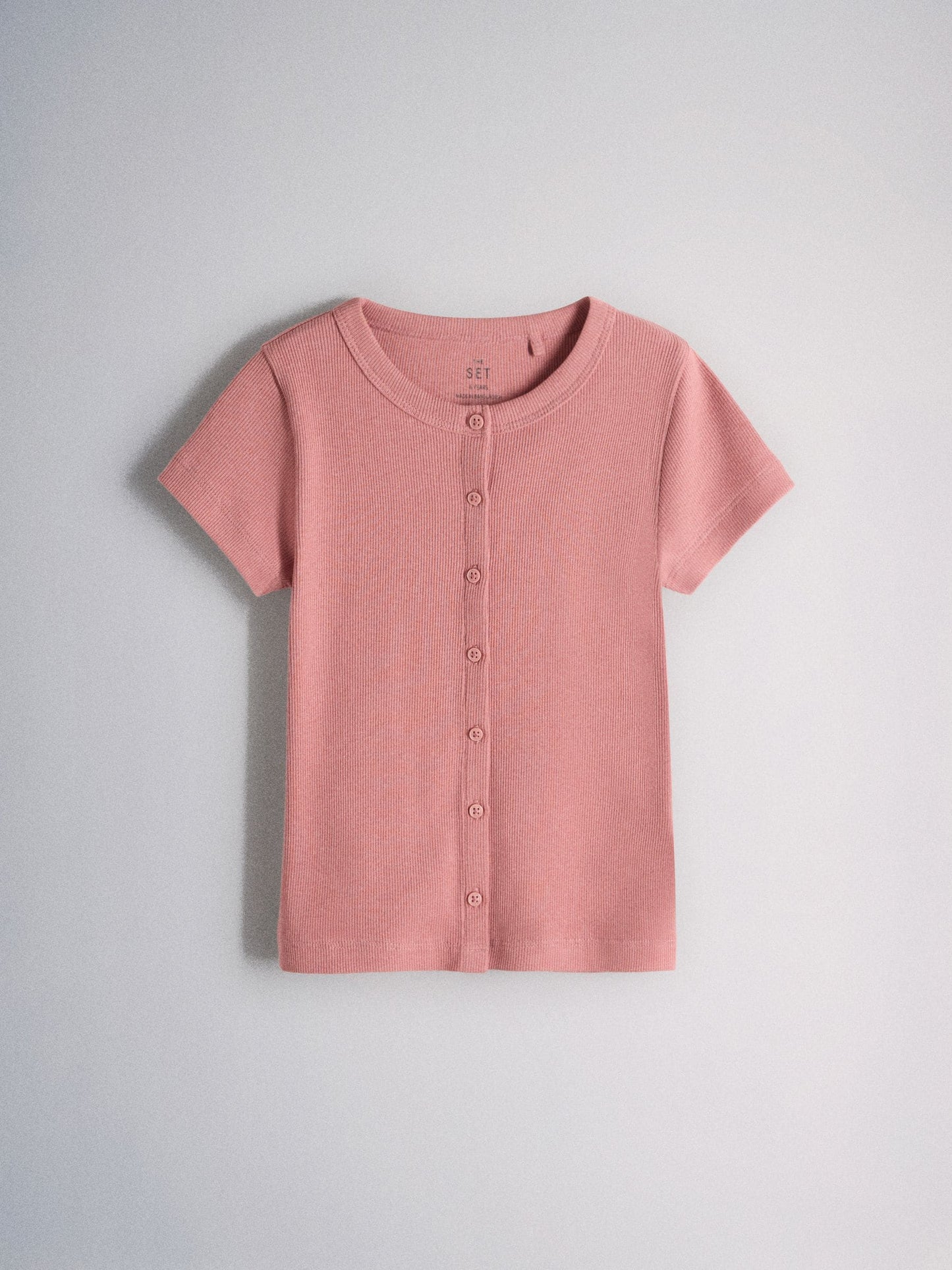 Dsiney Kidz - The Set 3 Pack Button Through Short Sleeve Rib Cardigans Brown/Pink/Cream image 3