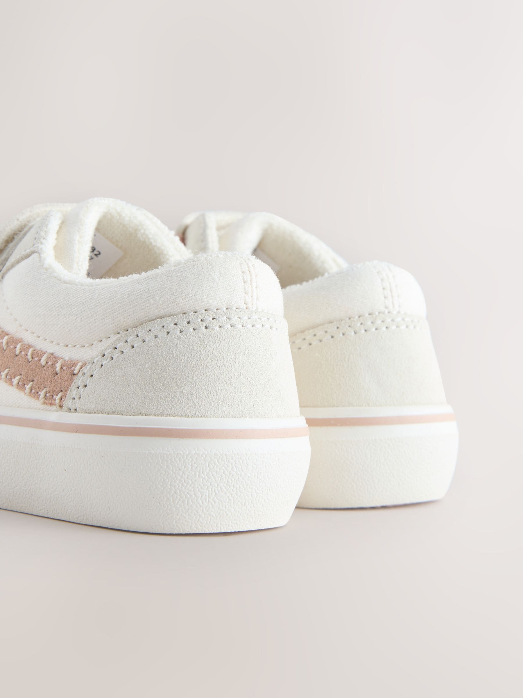 Neutral Wide Fit (G) Touch Fastening Trainers image 7