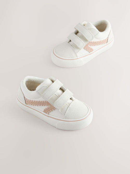 Neutral Wide Fit (G) Touch Fastening Trainers image 1