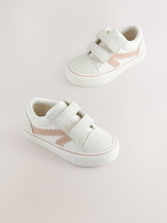 Neutral Wide Fit (G) Touch Fastening Trainers image 1