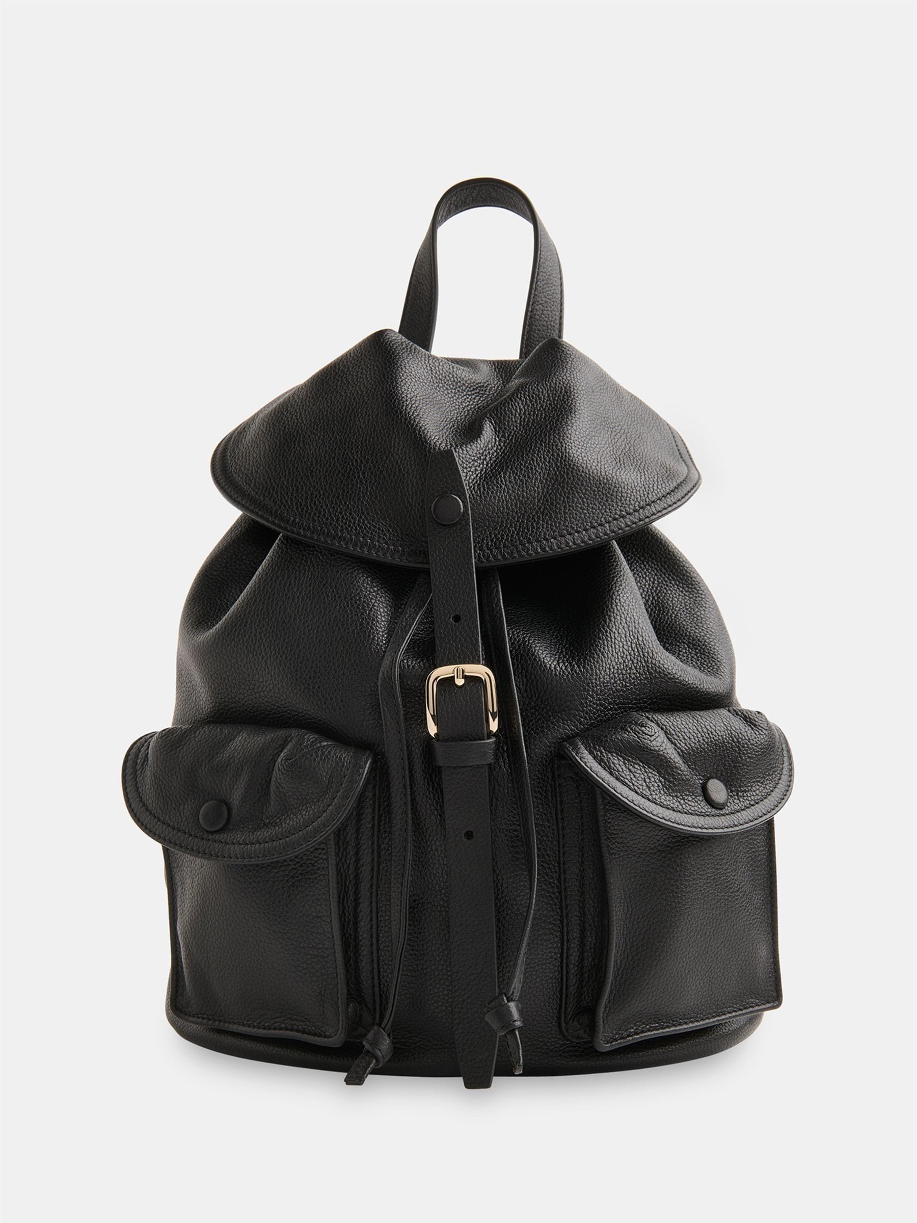 Whistles Black Sierra Pocket Detail Backpack image 1