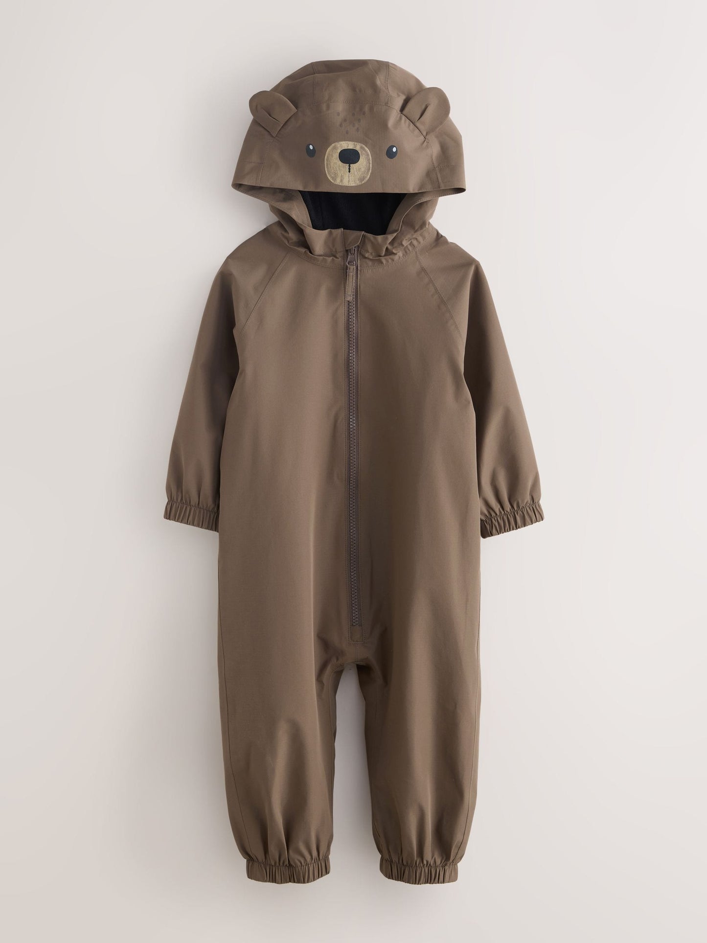 Dsiney Kidz - Brown Bear Waterproof Fleece Lined Puddlesuit (3mths-7yrs) image 6