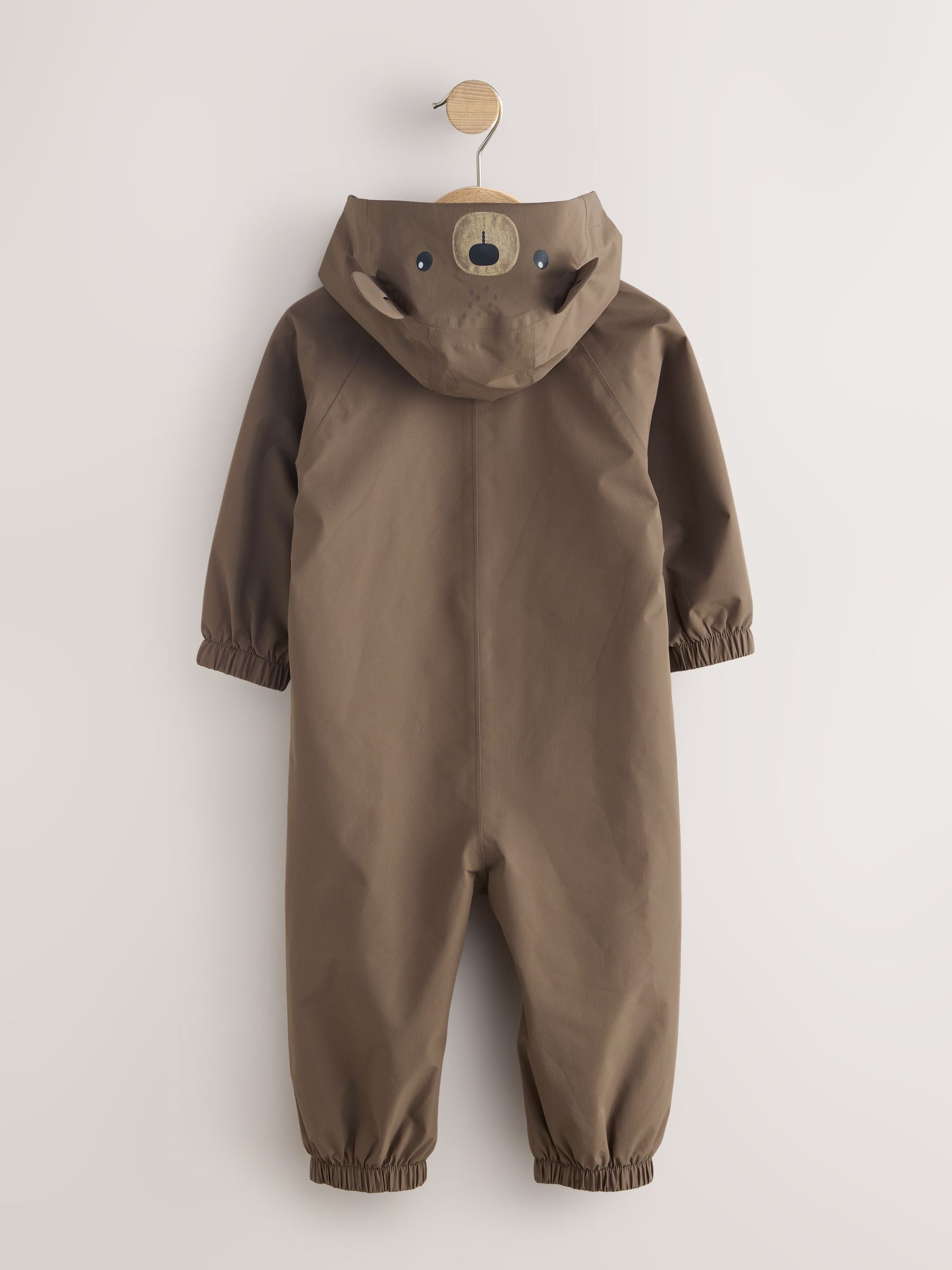 Dsiney Kidz - Brown Bear Waterproof Fleece Lined Puddlesuit (3mths-7yrs) image 7