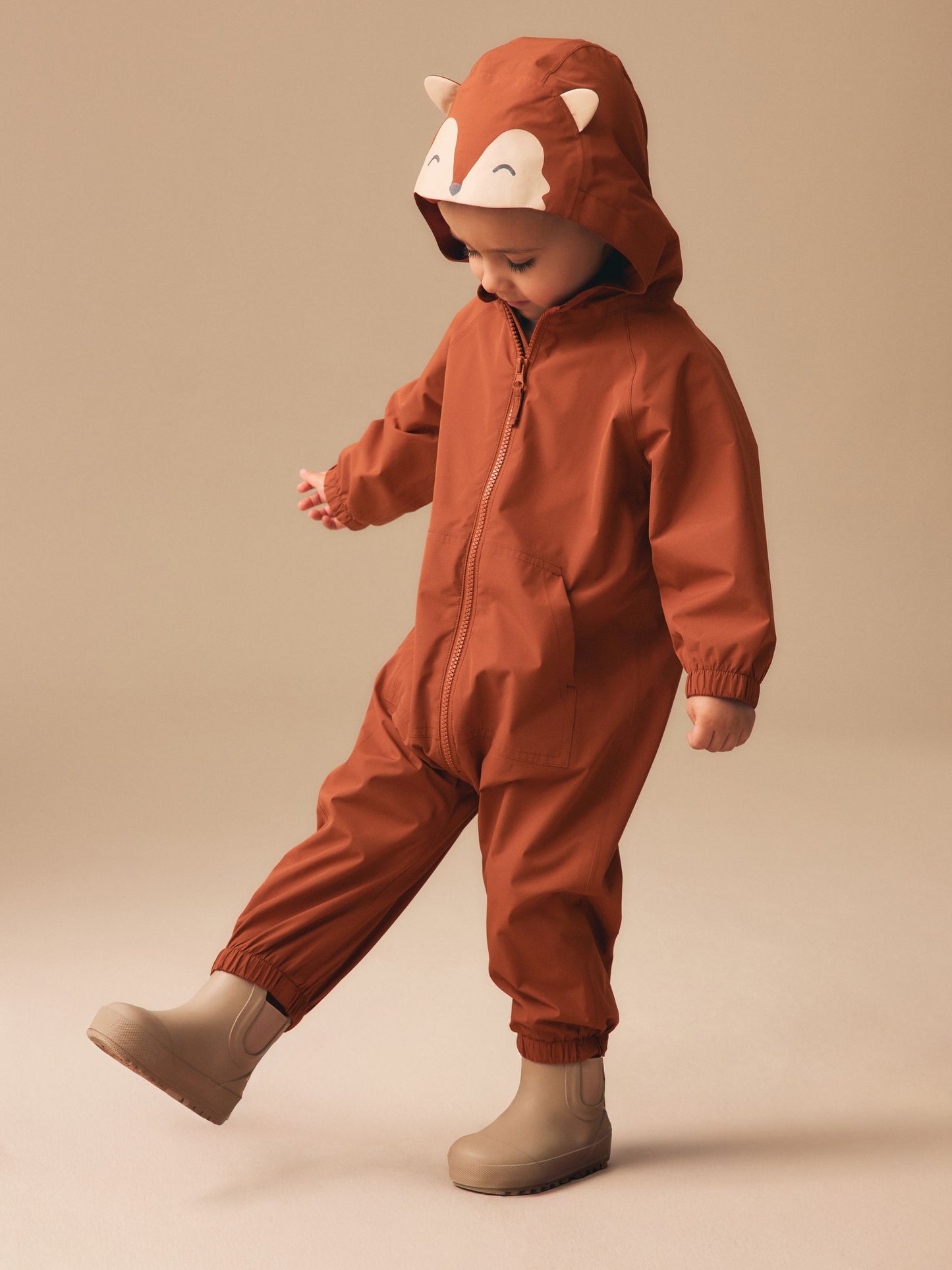 Dsiney Kidz - Fox Waterproof Fleece Lined Puddlesuit (3mths-7yrs) image 1