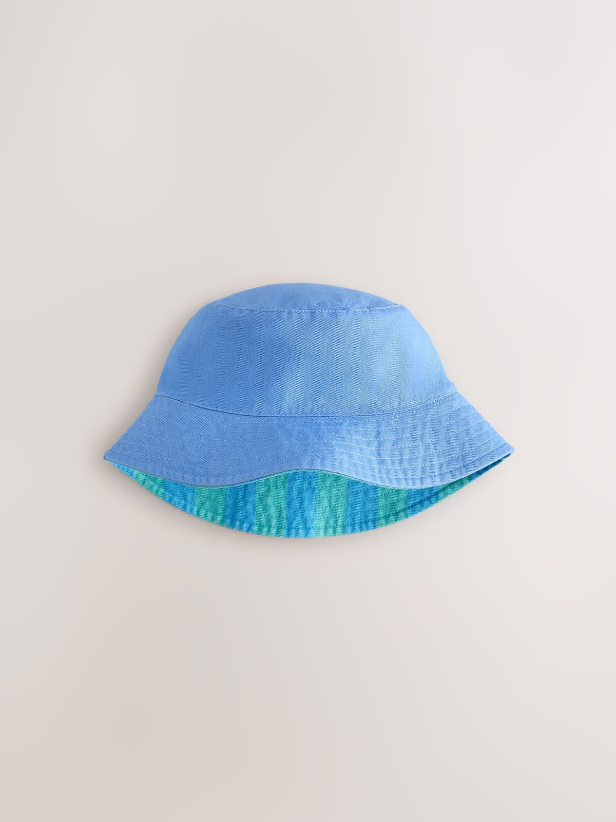 Blue/Green Reversible Bucket Hat (3mths-16yrs) image 2