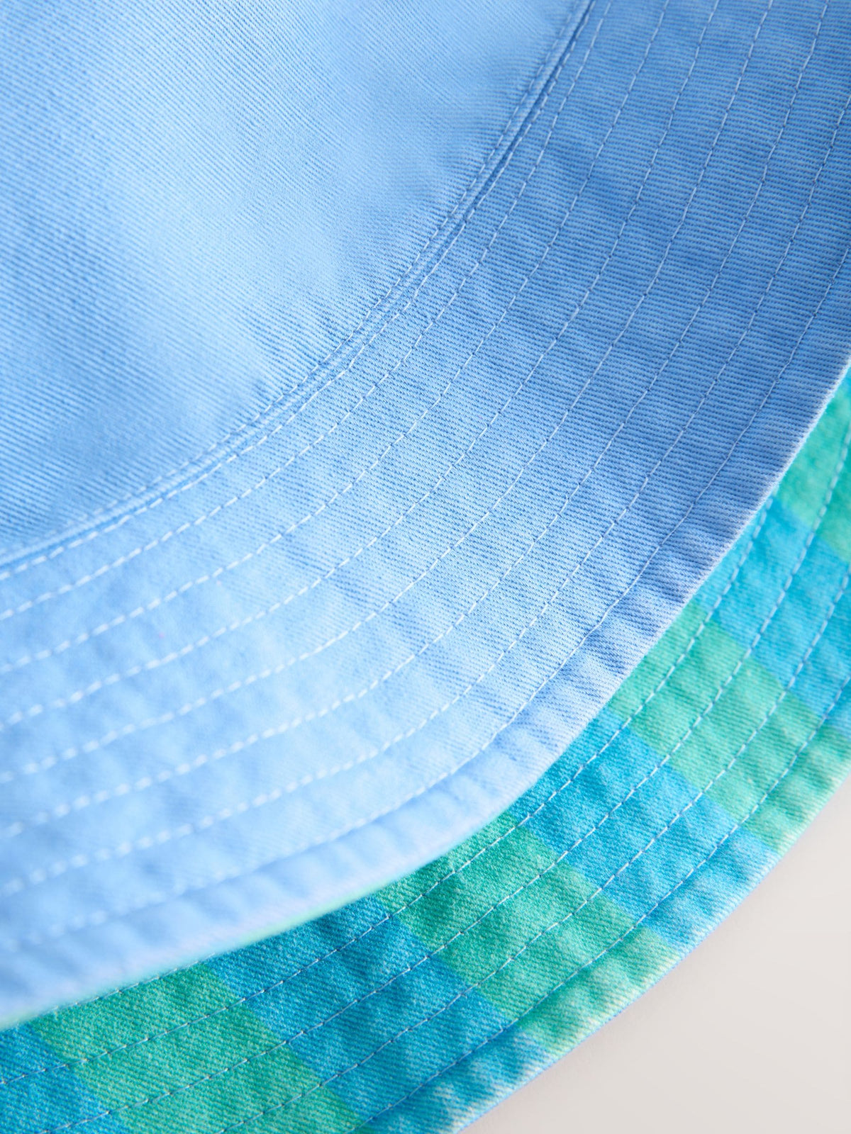 Blue/Green Reversible Bucket Hat (3mths-16yrs) image 4