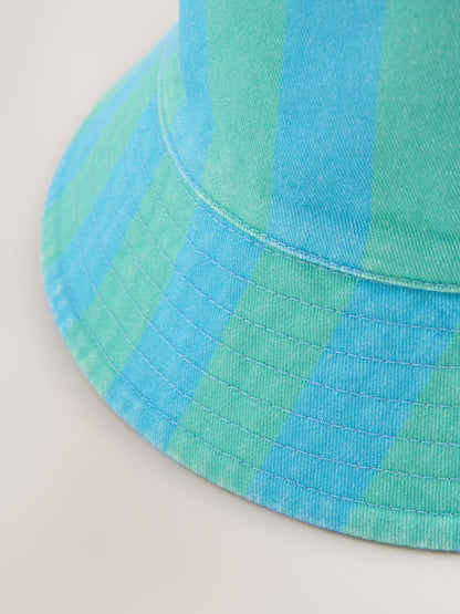 Blue/Green Reversible Bucket Hat (3mths-16yrs) image 5