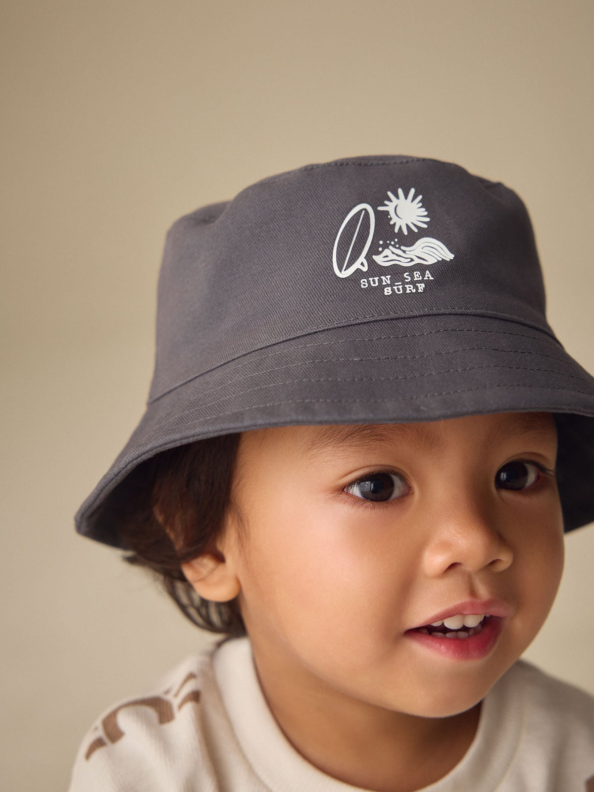 Black/Tan Palm Tree Bucket Hats 2 Pack (3mths-13yrs) image 3