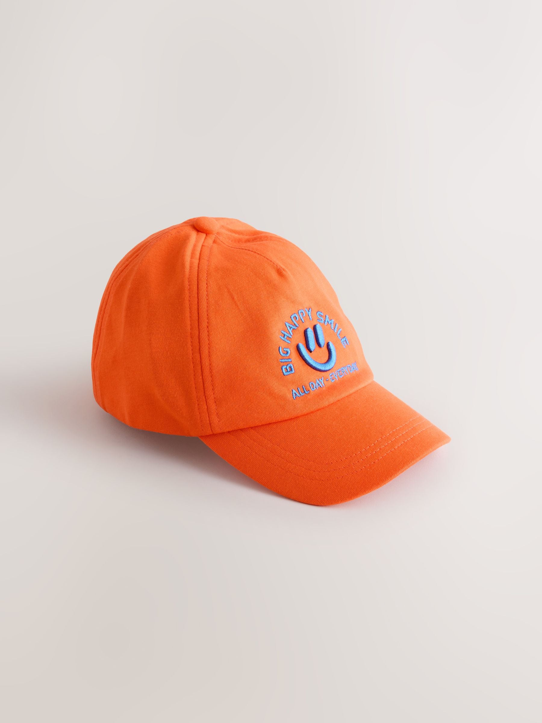 Blue/Orange Slogan Caps 2 Pack (1-13yrs) image 3