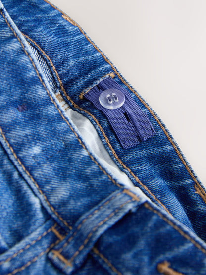 Dsiney Kidz - Mid Blue Spot Wide Leg Jeans (3-16yrs) image 9