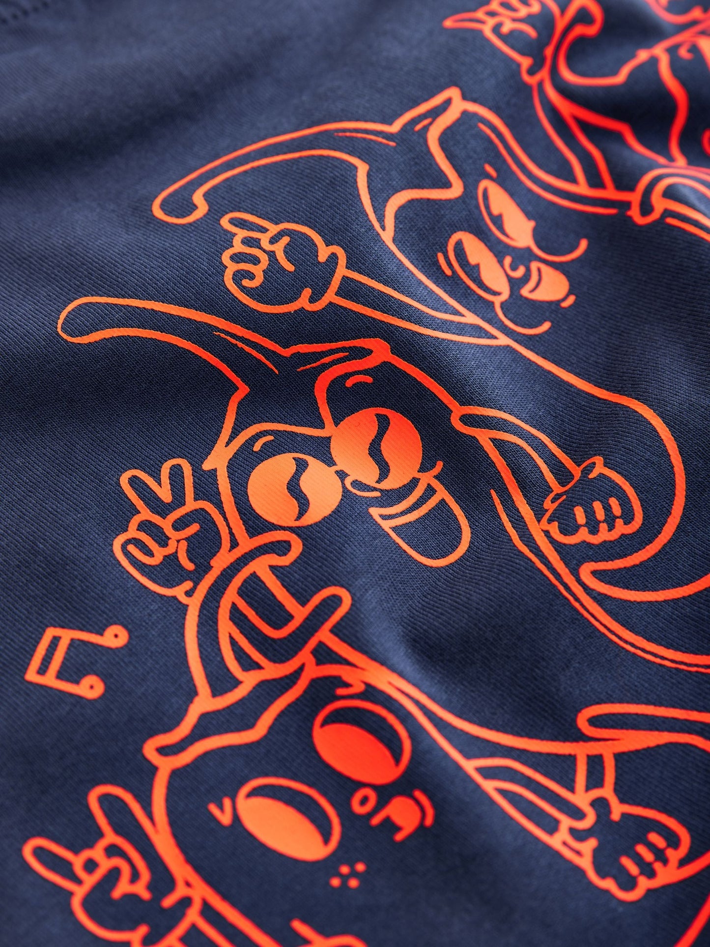 Orange Dancing Chillies Short Sleeve Back Print T-Shirt (3mths-7yrs) image 7