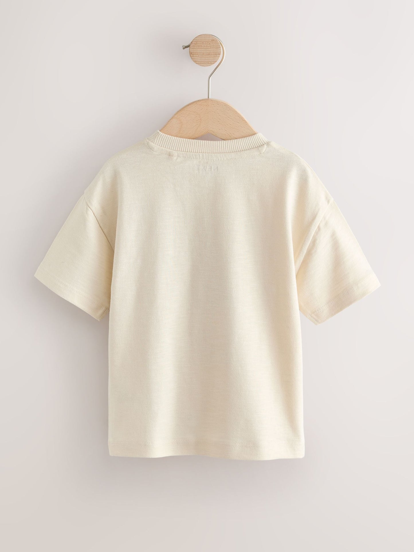White Neutral Diggers Short Sleeve Appliqué T-Shirt (3mths-7yrs) image 6