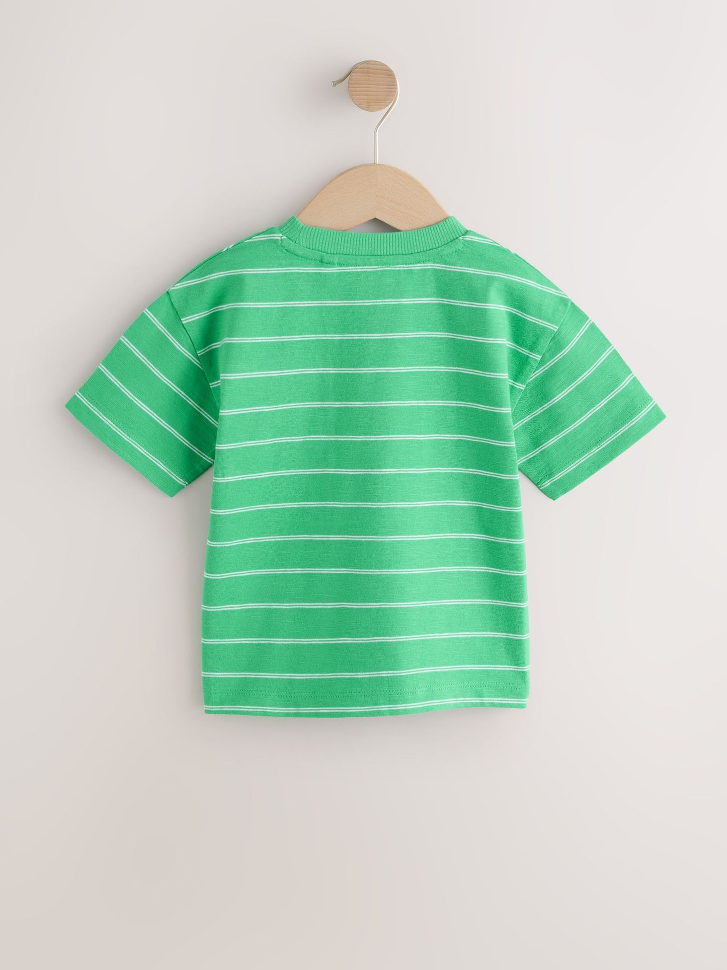 Green Pocket Short Sleeve Stripe T-Shirt (3mths-7yrs) (3mths-7yrs) image 6