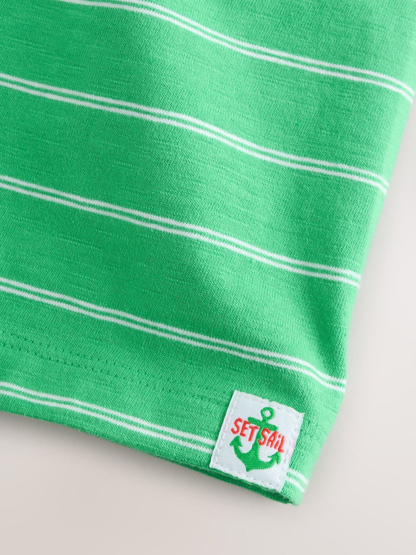 Green Pocket Short Sleeve Stripe T-Shirt (3mths-7yrs) (3mths-7yrs) image 8