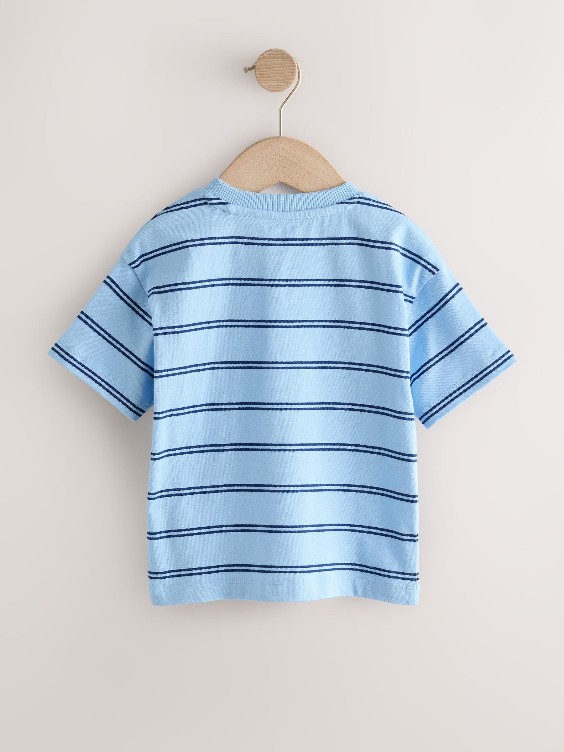 Dsiney Kidz - Blue Stripe Sealife Boat Short Sleeve Interactive T-Shirt (3mths-7yrs) image 7