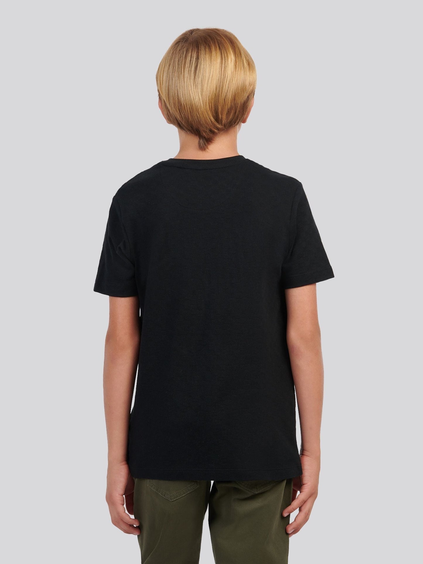 U.S. Polo Assn Black Boys Check Texture T-Shirt image 4