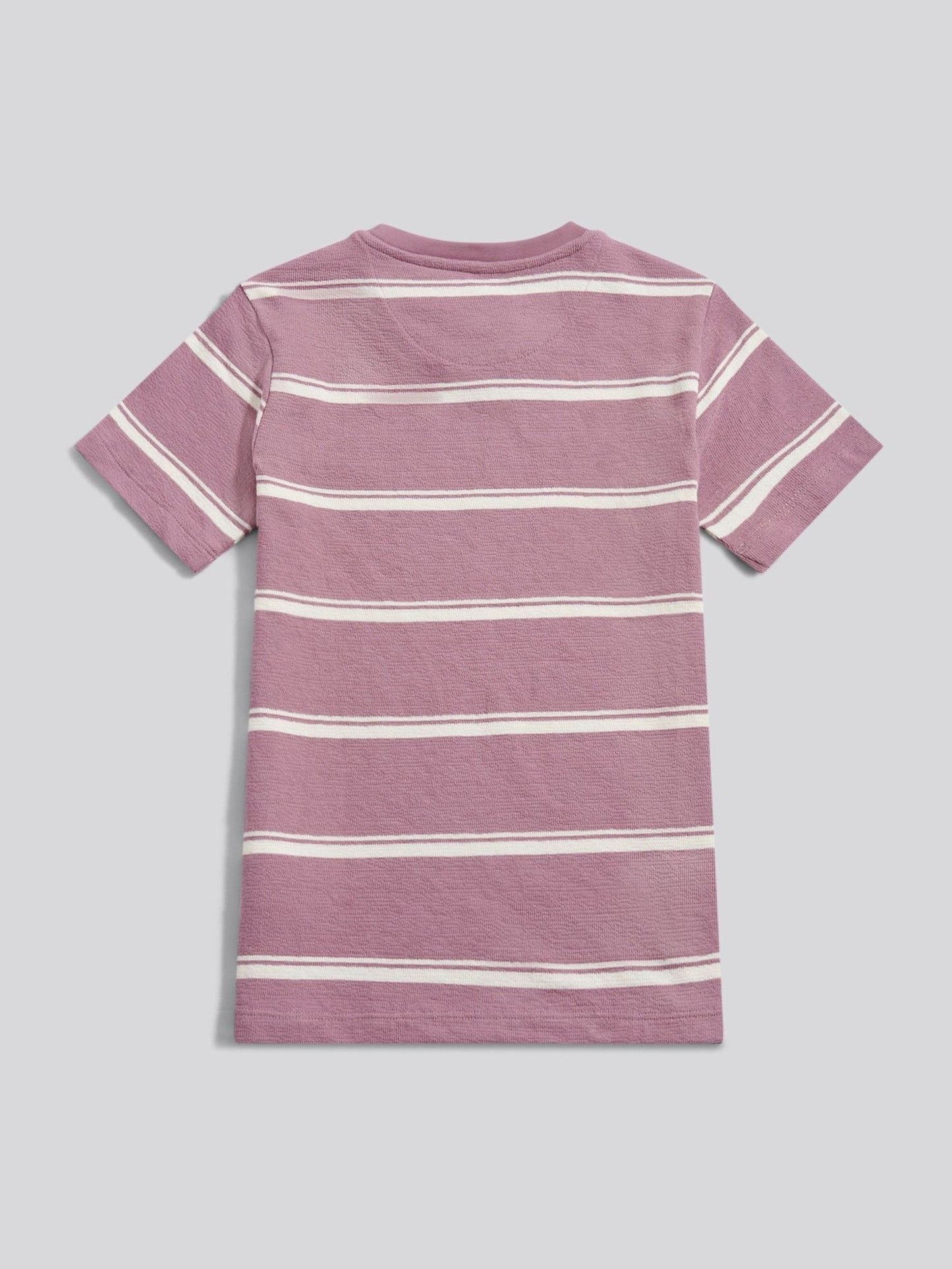 U.S. Polo Assn Purple Boys Terry Stripe T-Shirt image 6