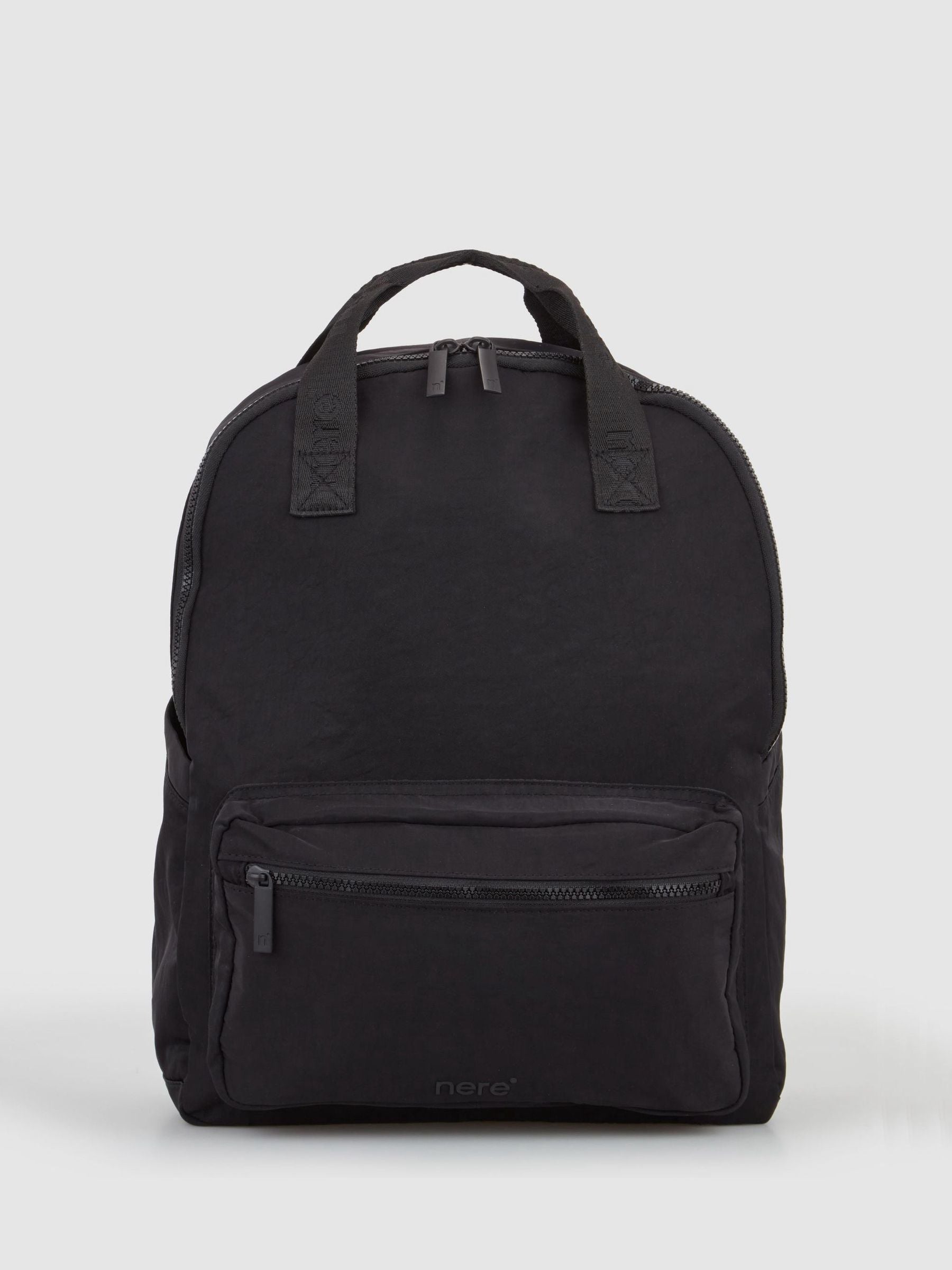 Nere Black Bondi Nylon Backpack image 1
