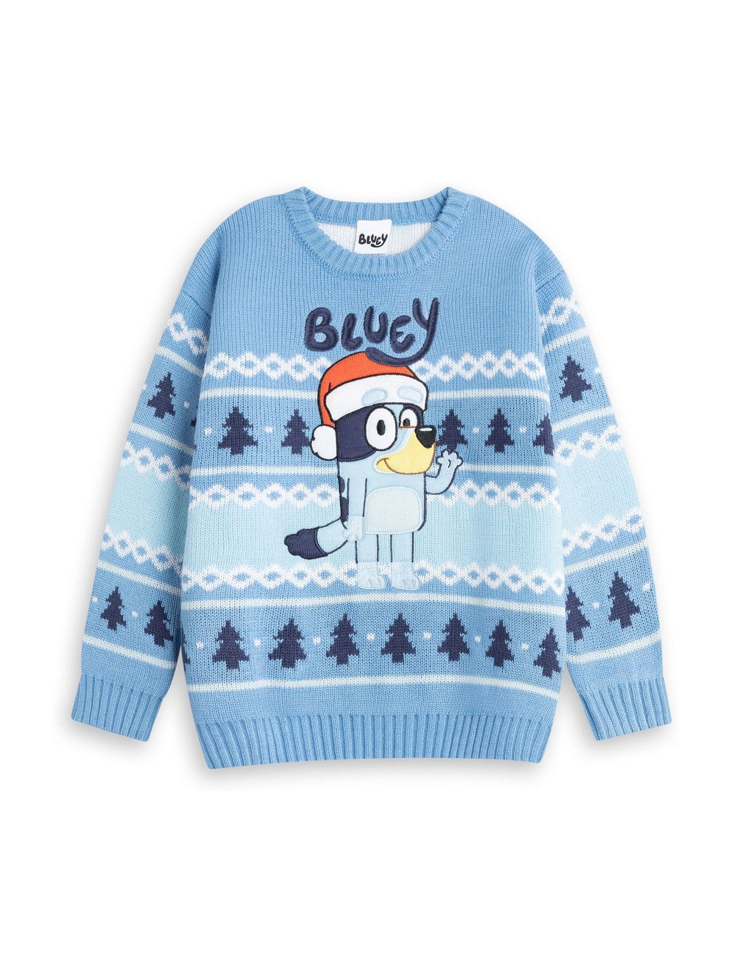 Dsiney Kidz - Vanilla Underground Blue Bluey Christmas Jumper image 1