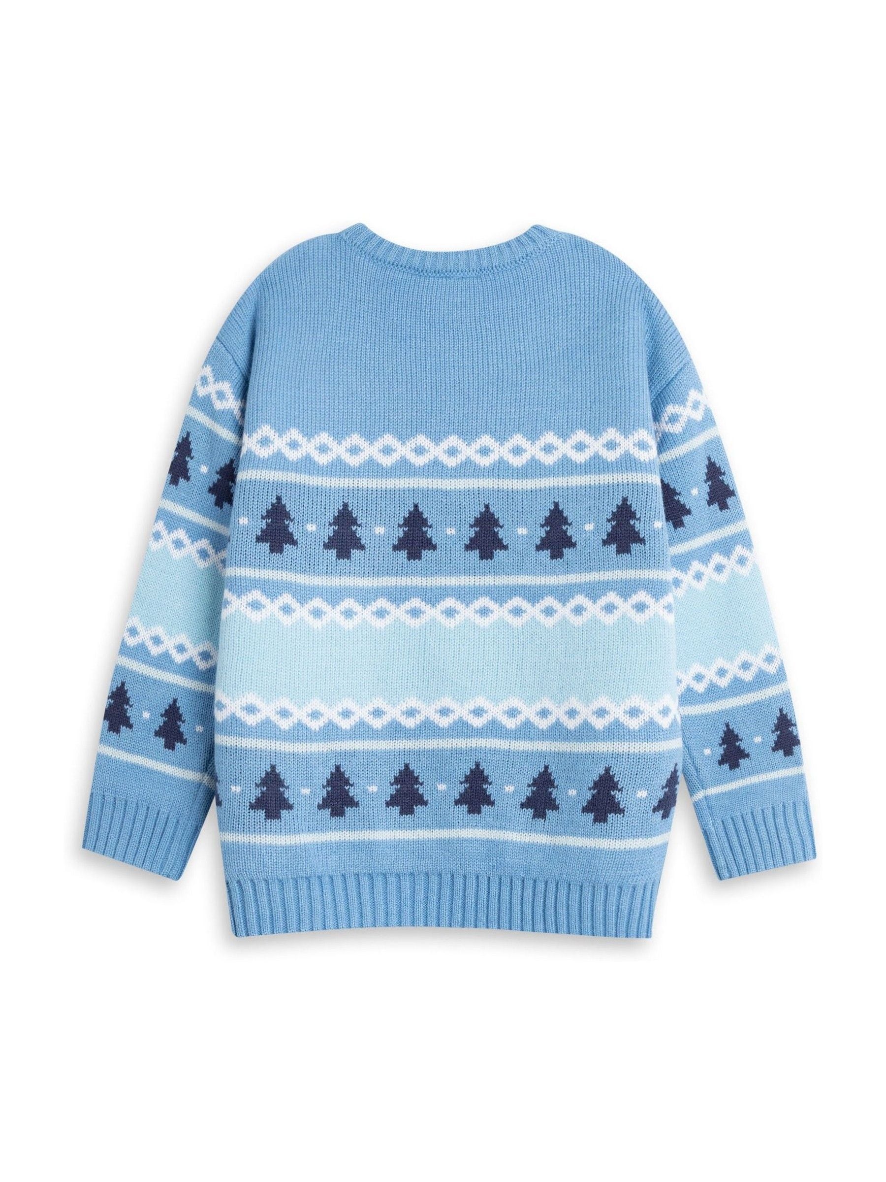Dsiney Kidz - Vanilla Underground Blue Bluey Christmas Jumper image 2