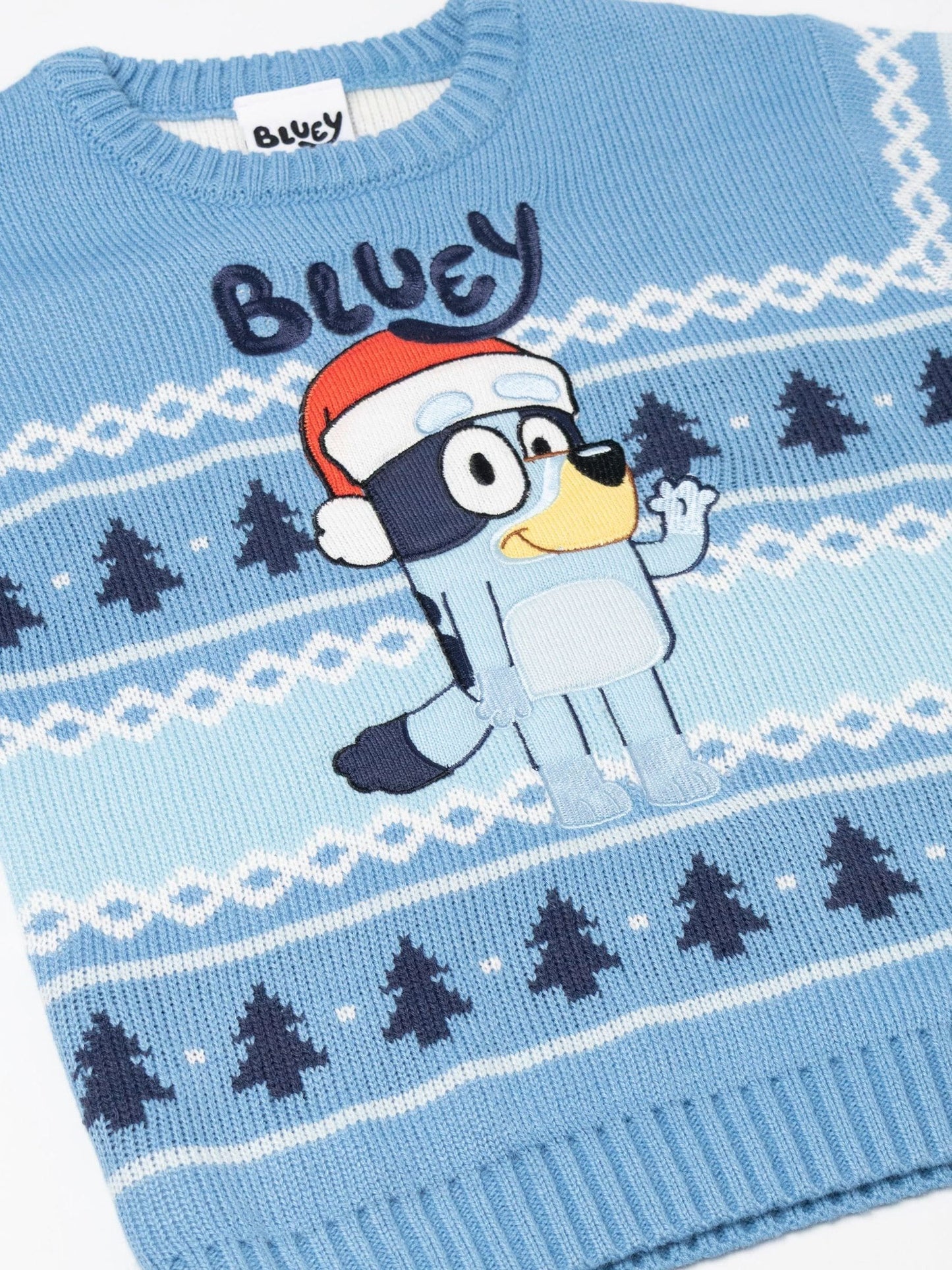 Dsiney Kidz - Vanilla Underground Blue Bluey Christmas Jumper image 3