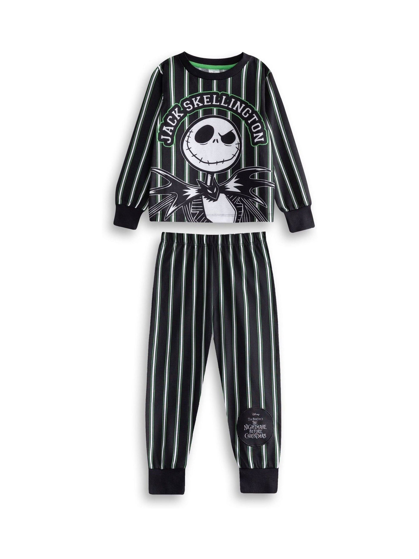 Dsiney Kidz - Vanilla Underground Black Disney Nightmare Before Christmas Long Sleeve Long Leg Pyjamas Set Multi-Pack of 2 image 2