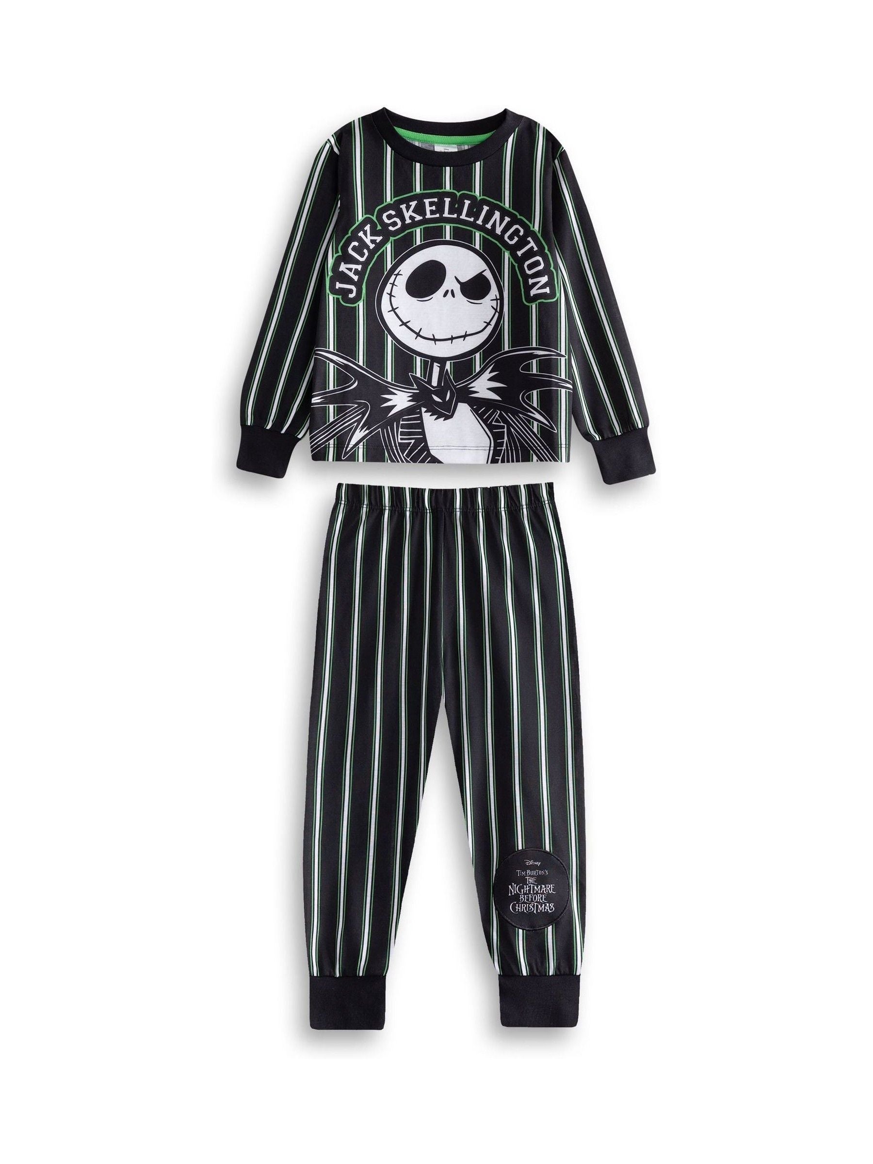 Dsiney Kidz - Vanilla Underground Black Disney Nightmare Before Christmas Long Sleeve Long Leg Pyjamas Set Multi-Pack of 2 image 2