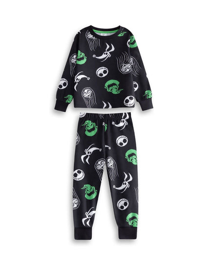 Dsiney Kidz - Vanilla Underground Black Disney Nightmare Before Christmas Long Sleeve Long Leg Pyjamas Set Multi-Pack of 2 image 3